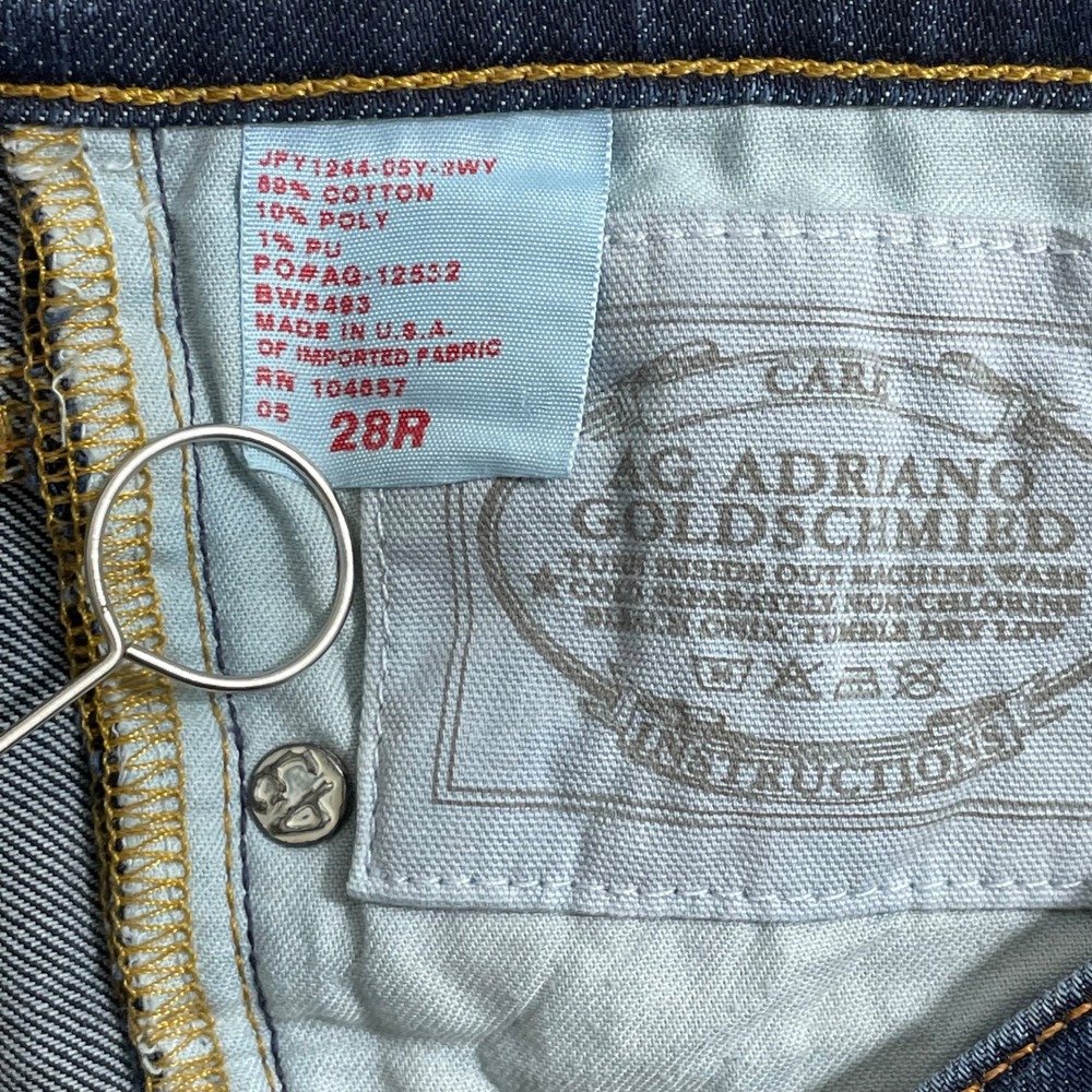 AG Adriano Goldschmied Premiere The Skinny Jeans‎ Dark Wash Stretch Womens 28 - Picture 6 of 8